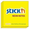 Notes samoprzylepny 76 x 76 mm żółt-neon, Stick`n