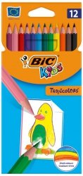 Kredki 12-kol. Tropicolor, Bic