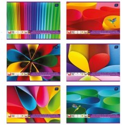 Blok techniczny kolor. A4 20 k. 180g barwiony w masie , Interdruk