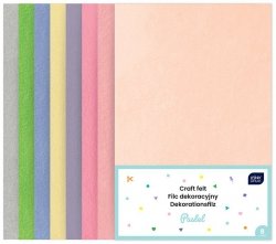 Filc dekoracyjny Pastel op. 8szt, Interdruk