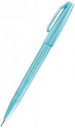 Pisak pędzelkowy do kaligrafii Brush SignPen jasny błękit SES15C-S2X, Pentel