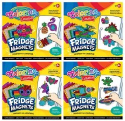 Magnes na lodówkę mix 4 wzorów Colorino Creative 03508PTR, Patio