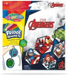 Magnes na lodówkę mix 6 wzorów Disney Kids Colorino Creative Avengers, Patio