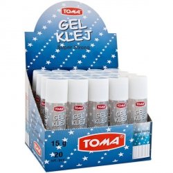 Klej żelowy sztyft 15 g super mocny 472, Toma