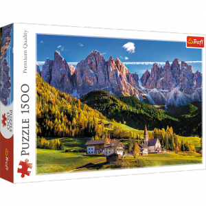 Puzzle 1500 Dolina Val di Funes Dolomity Włochy 26163