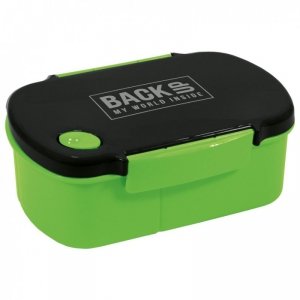 Śniadaniówka Backup SB6B63 zielono-czarna