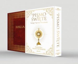 Pismo Święte Starego i Nowego Testamentu. Biblia Domowa.. Pamiątka I Komunii Świętej
