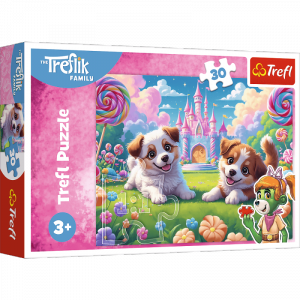 Puzzle 30 Świat Pełen Uśmiechu Rodzina Treflików 18319