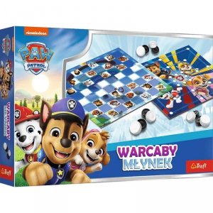 Gra Warcaby i Młynek Paw Patrol 02798