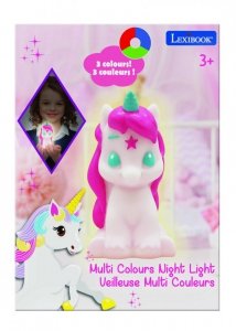 Lampka nocna 3D Jednorożec Lexibook NLJ01UNI