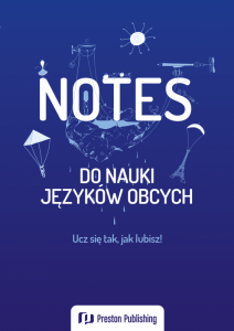 Notes do nauki języków obcych (granatowy)