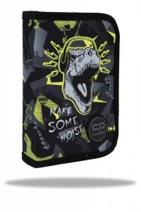 Piórnik jednoklapkowy bez wyposażenia Coolpack Clipper Dinopark