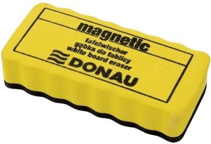 Gąbka do białych tablic magnetyczna żółta 7638001PL-99, Donau