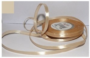 Wstążka satynowa szara-ciepła 6 mm 32 mb. AX06-62, Aliga