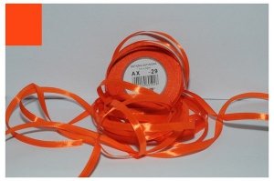 Wstążka satynowa pomarańczowa 25 mm 32 mb. AX25-29, Aliga