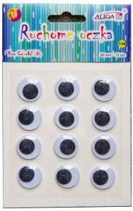 Ruchome oczka 20mm MT-6409 (139), Aliga