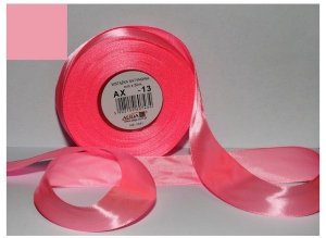Wstążka satynowa różowa-jasna 6 mm 32 mb. AX06-13, Aliga