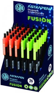 Długopis automatyczny trójkątny Fusion 0.6 mm,  Astra