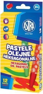 Pastele olejne heksagonalne 12-kol., Astra