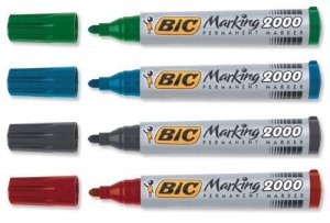 Marker permanentny Marking 2000 okr.-końc. nieb., BiC