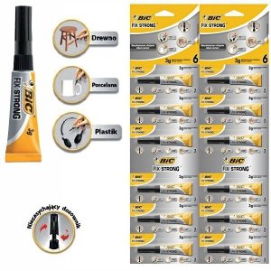 Klej błyskawiczny Fix strong tubka 3g z dozownikiem 253866, BiC