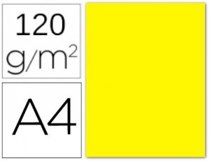 Karton A4 120 g/m2 Iris 04-Kanarkowy, Canson
