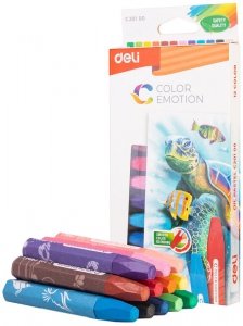 Pastele olejne 12-kol. Color emotion, Deli