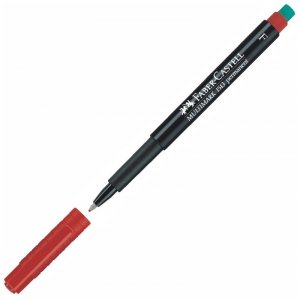 Foliopis OHP Plus F czerw., Faber-Castell