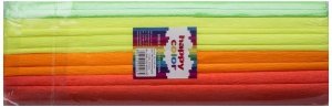 Krepina mix 25x200cm fluo mix 4 kol. 5 rolek, Happy Color