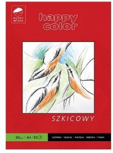 Szkicownik A3 25 ark. 90 g. Młody Artysta., Happy Color