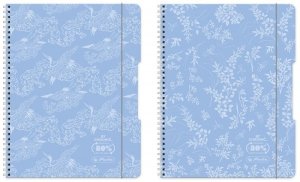 Brulion na spirali  A4 80k. Eco PP pastel błękit, Herlitz
