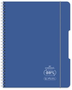 Brulion na spirali  B5 80k. Eco PP ocean granat, Herlitz
