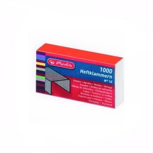 Zszywki nr 10 pud. 1000 szt. 08760613, Herlitz