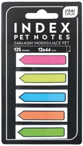 Zakładki indeksujące Pet strzałki Neon, Interdruk