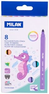 Flamastry 8-kol.pastel, Milan