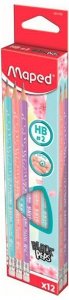 Ołówek HB z gumką Blackpeps Pastel 851730, Maped