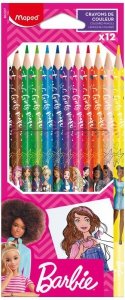 Kredki Barbie 12 szt, Maped