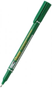 Marker permanentny NF450 okrągła końc. zielony, Pentel