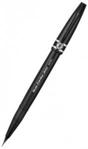 Pisak pędzelkowy Brush Sign Pen Artist A czarny SESF30C, Pentel