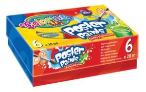 Farby plakatowe 6-kol. 20 ml Colorino, Patio