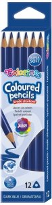 Kredka ołówkowa trójkątna granatowa Kids Colorino, Patio