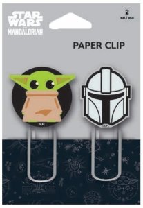 Klipy do papieru, 2 szt. mix, Disney Fashion - Mandalorian, Patio