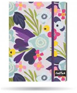 Brulion A5 z gumką Flower Me CoolPack, Patio