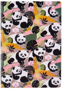 Zeszyt A5 32k. 3-linie kolorowe PP Panda Gang CoolPack 2024, Patio