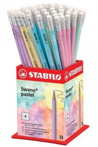 Ołówek HB Swano Pastelowy z display-a 49087/72, Stabilo