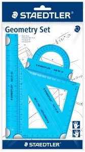 Komplet geometryczny 20 cm mix kolorów, Stadtler