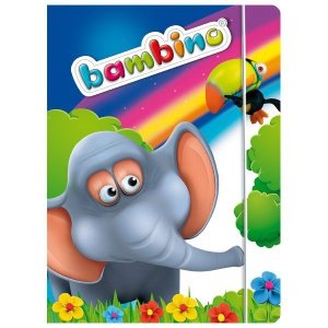 Teczka z gumką A4 300g QO-5105 Standard, Bambino