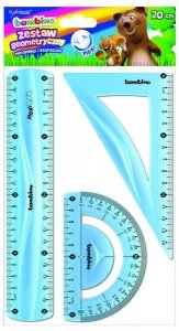 Zestaw geometryczny 3-el 20cm flexi Bambino, St.Majewski