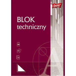 Blok techniczny A4 10 k., Unipap