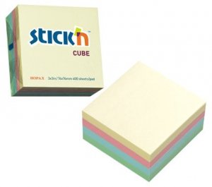 Notes samoprzylepny 75 x 75 mm 400k.mi x -past., Stick`n